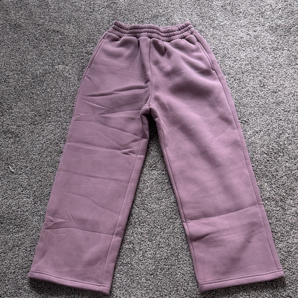 Kids Cozy Fleece Comfrt Pants - Dusty Mauve